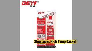 เครื่องปะเก็นซิลิโคน RTV สีดำแบบ Heavy Duty น้ำยาซีลอุณหภูมิสูง