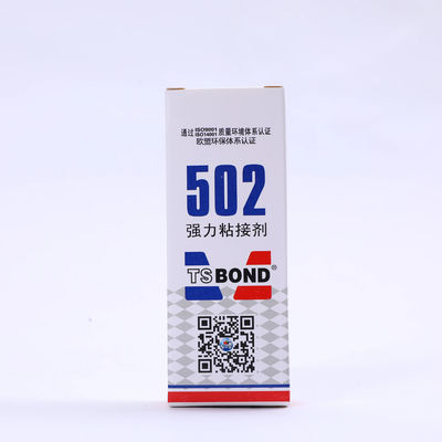 โซลูชั่นการติดตามทันที Clear 502 Super Glue ISO SGS ROHS MSDS Certified Adhesive