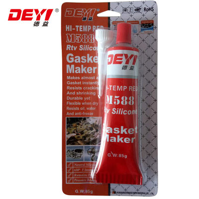 High Temperature Resistant RTV Silicone Gasket Maker with Water Resistance and Blue Color
