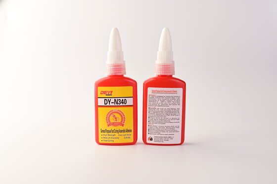 Threadlocker ผสมผสานอเนอโรบิก สีเหลืองอ่อน ออกแบบเพื่อให้มีความปลอดภัยและการลุ้นการล็อคเส้นในการประกอบ