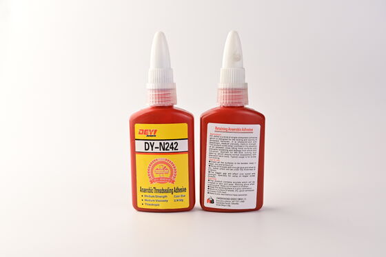 ผสมสับสนธิ Threadlocker ความแข็งแรงปานกลาง สารสับสนธิ Anaerobic สําหรับการเพิ่มความทนทานและความมั่นคงของประกอบการบอลท์ลูกหมาก
