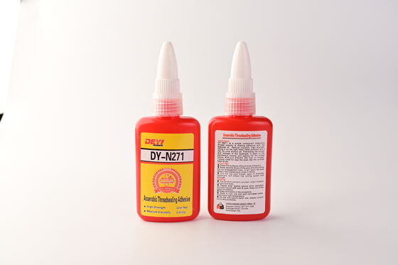 ผสมผสาน threadlocker สีแดง ความแข็งแกร่งสูง สับสกรูแบบอนาเอโรบิค เหมาะสําหรับงานประกอบงานและงานประกอบงานด้านอุตสาหกรรม