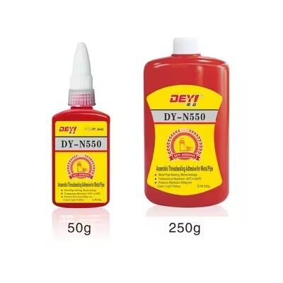 DEYI DY-N550 น้ำยาซีลเกลียวอุณหภูมิสูงและทนน้ำมัน - กาวกาวเปลี่ยนปะเก็นแบบไม่ใช้ออกซิเจน