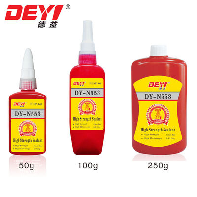 ท่อแก๊สโลหะและท่อน้ํามัน ครีม สีฟ้า Thread Locker 50g / ท่อ
