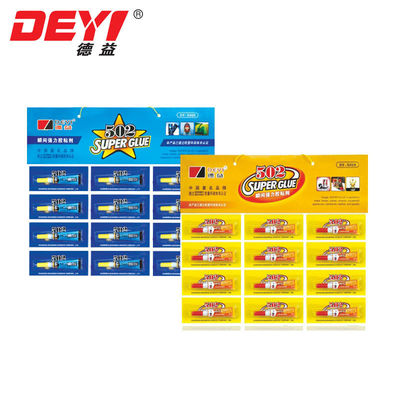 สีแดง สีฟ้า 502 ซุปเปอร์เกม 15-20 วินาที เวลารักษาครั้งแรก 3 กรัม/ท่อ