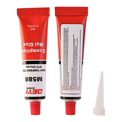 M588 เครื่องทํากรวด RTV อุณหภูมิสูงเป็นกลาง สีแดง สําหรับการปิดอุตสาหกรรม