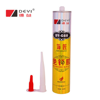 การก่อสร้างการผูกพันธุ์ All-purpose Adhesive For Photo Wall No Nails Glue Liquid Free Nails การผูกพันธุ์