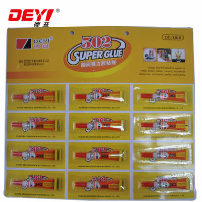 การก่อสร้าง 12pcs Super Glue สําหรับการขนส่งและวัตถุดิบหลักอื่น ๆ
