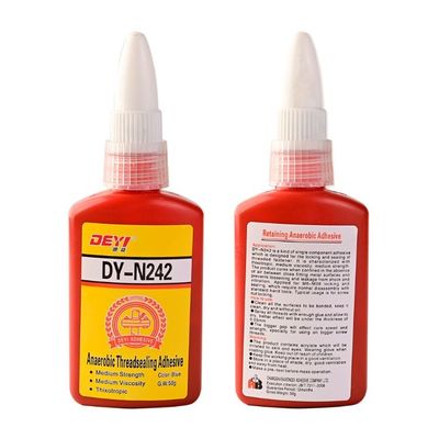 ความแข็งแรงกลาง Methacrylate Pipe Seal Glue Thread การล็อคคลุมด้วยการรักษาเร็ว
