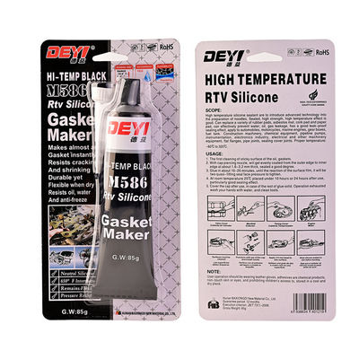 การใช้งานในอุตสาหกรรม 85g Black Temp RTV เครื่องทําซิลิโคน