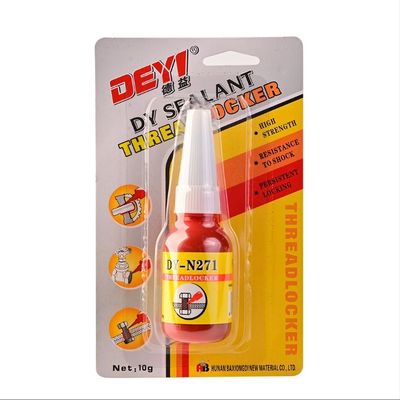 ผสมเหลวสําหรับอุณหภูมิสูง สีแดง ขนาดเล็ก กระป๋องท่อ Sealant สายล็อคติด