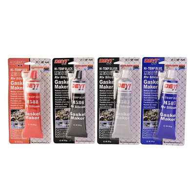 ISO9001 รับรอง Red Acid RTV ซิลิโคน Gaskets Maker 85g สําหรับการประทับ
