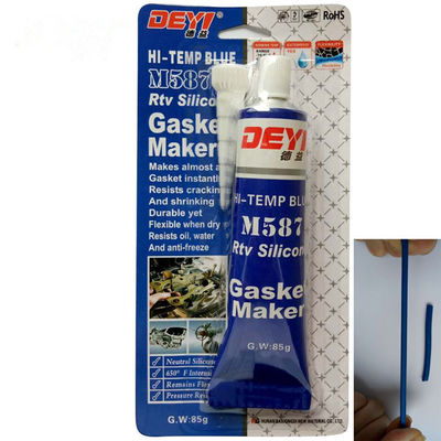85 กรัม RTV ซิลิโคน ผูกติดสําหรับท่อ แพคกรดสีฟ้า