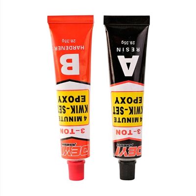 ผสมผสานยาง Epoxy ที่แข็งแรงมาก สําหรับสุขภาพการปั่นโลหะ ไม่มีสารพิษ AB Epoxy Glue