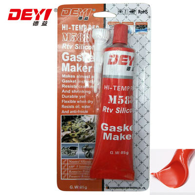 RTV ความร้อนสูง ซิลิโคน Gaskets สําหรับสีแดง Gaskets เครื่องทํา Flange Sealant