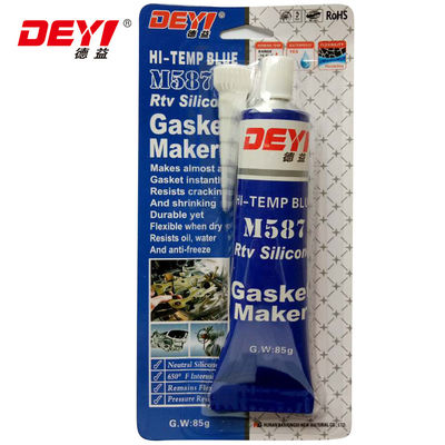 เครื่องยนต์รถยนต์ อุณหภูมิสูง สีเทา RTV เครื่องทําซิลิโคน -60-320C ด้วย Neutral