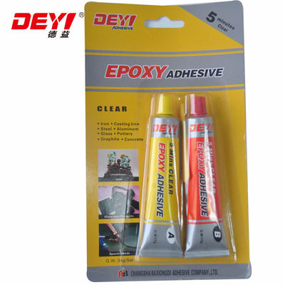 อุตสาหกรรมเคมี Epoxy Adhesive Epoxy Resin Kit ระยะเวลาการรักษา 5 นาที