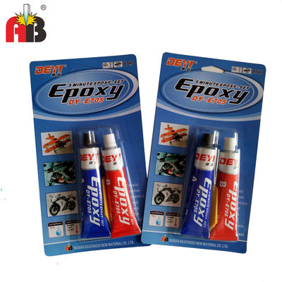 High Strength Epoxy AB Glue with Shear Strength ≥12 in White & Black for Room Temperature Curing