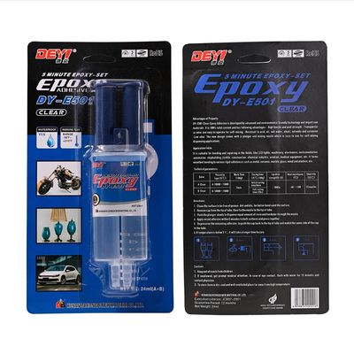 24 ml Syringe Epoxy AB Glue น้ํามันทนต่อกรดทนต่อกรด