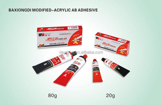 DEYI Classic Modified Acrylic AB ผสมผสานสําหรับผสมผสานโลหะและพลาสติกด้วยการรักษาครั้งแรก 5 นาที