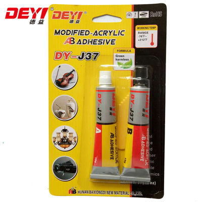 Fast Curing 5Mins modified acrylic adhesive with 1:1 Mixing Ratio and High Shear Strength ≥20Mpa for Industrial Applications