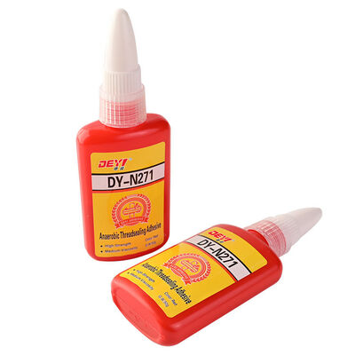 DEYI N271 กาวล็อคเกลียวสีแดง แรงยึดสูง กาวล็อคเกลียวแบบไม่ใช้อากาศ