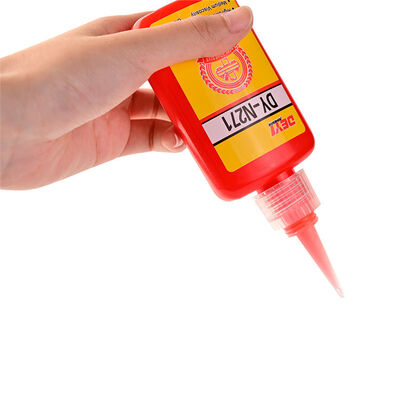 DEYI N271 กาวล็อคเกลียวสีแดง แรงยึดสูง กาวล็อคเกลียวแบบไม่ใช้อากาศ