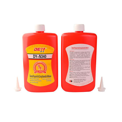 DEYI N340 กาวไร้อากาศแบบล็อคเกลียวขายส่ง สีเหลืองอ่อน