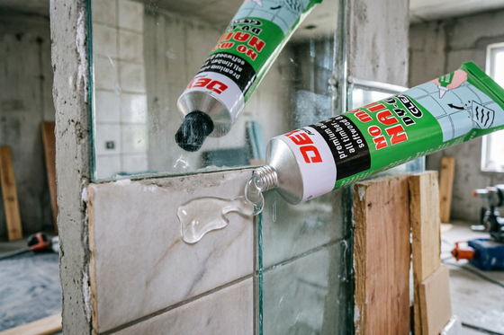 Clear No More Nails Glue - Fast Setting Liquid Nail Adhesive with Strong Bonding for Wood and Picture Frames
