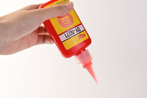 ผสมผสาน threadlocker สีแดง ความแข็งแกร่งสูง สับสกรูแบบอนาเอโรบิค เหมาะสําหรับงานประกอบงานและงานประกอบงานด้านอุตสาหกรรม