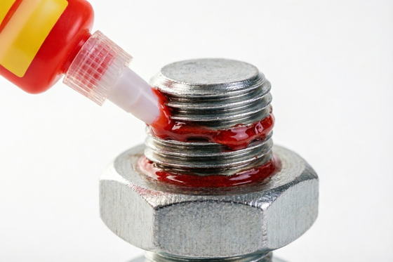 ผสมผสาน threadlocker สีแดง ความแข็งแกร่งสูง สับสกรูแบบอนาเอโรบิค เหมาะสําหรับงานประกอบงานและงานประกอบงานด้านอุตสาหกรรม