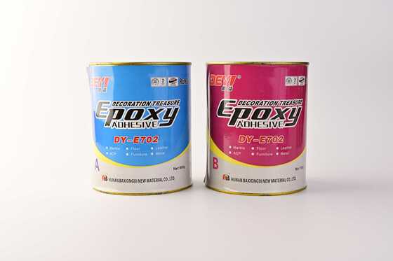 ผสมผสมเอโป็กซี่ 2 ส่วนความแข็งแรงสูง DY-E702: ผสมผสมมิตรต่อสิ่งแวดล้อมสําหรับมาร์บอร์, โลหะและเฟอร์นิเจอร์