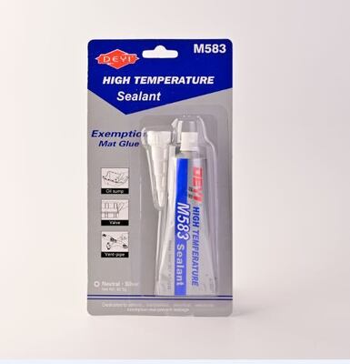 DEYI M583 เครื่องทําก๊าซเก็ต - เครื่องประปาซิลิโคน RTV สีเงินความร้อนสูงสําหรับเครื่องยนต์รถยนต์และอุตสาหกรรม