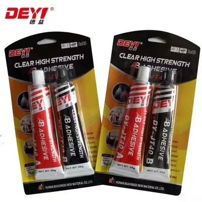กาวอีพ๊อกซี่ AB ใสแรงลอกสูง | DY-JT40 กาวติดกาวบ่มเร็วสำหรับผู้ผลิตรถยนต์และอุปกรณ์อิเล็กทรอนิกส์