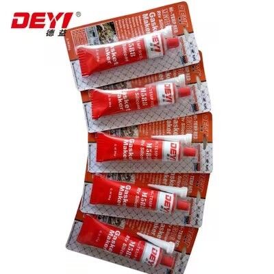 Red RTV เครื่องทำปะเก็นซิลิโคนอุณหภูมิสูง | น้ำยาซีลหน้าแปลนสำหรับรถยนต์และอุตสาหกรรม