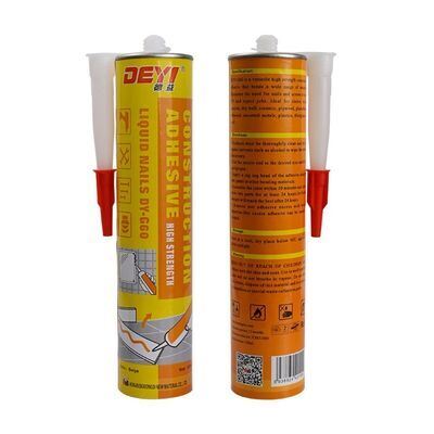 SBS เครื่องผูกมัดฟรีเล็บ ความแข็งแรงสูง โลหะกาว การสร้าง Sealant สําหรับครัวและห้องน้ํา