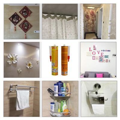SBS เครื่องผูกมัดฟรีเล็บ ความแข็งแรงสูง โลหะกาว การสร้าง Sealant สําหรับครัวและห้องน้ํา