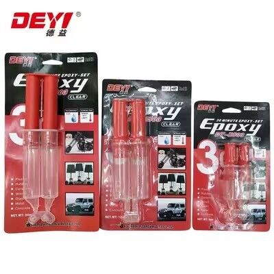 30 นาที เร็วแข็งใส 2 ส่วน Epoxy Putty Resin ผูกติด ความแข็งแรงสูง ไม่หดสําหรับการซ่อมแซมวัสดุก่อสร้าง