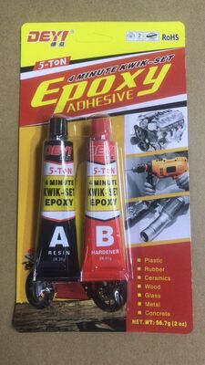 สแตนเลส Epoxy AB Glue ความแข็งแรงสูง ผสมผสานโลหะสําหรับการซ่อมแซมอุตสาหกรรมและการผูก