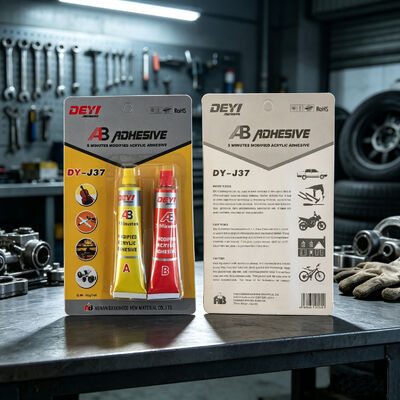 DY-J37 High Strength Modified Acrylic Adhesive AB Glue with 1:1 Mixing Ratio and 5-10 Minutes Initial Curing