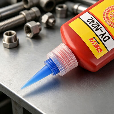 DY-N242 Red Threadlocker Anaerobic Adhesive High-Strength for sealing screws and nuts. Anti-rust, medium viscosity