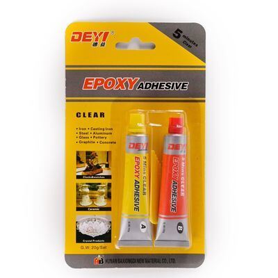 Quick-Set 5 นาทีกาวอีพ็อกซี่ใส AB กาวความแข็งแรงสูง 30-Min Fast Curing สำหรับโลหะอุตสาหกรรมซ่อมและ Precision ASSEMBLY