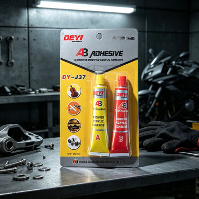 กาวอะคริลิกเสริมแรงสูง DY-J37 ชนิด AB กาวผสมอัตราส่วน 1:1 และแห้งตัวเบื้องต้นใน 5-10 นาที